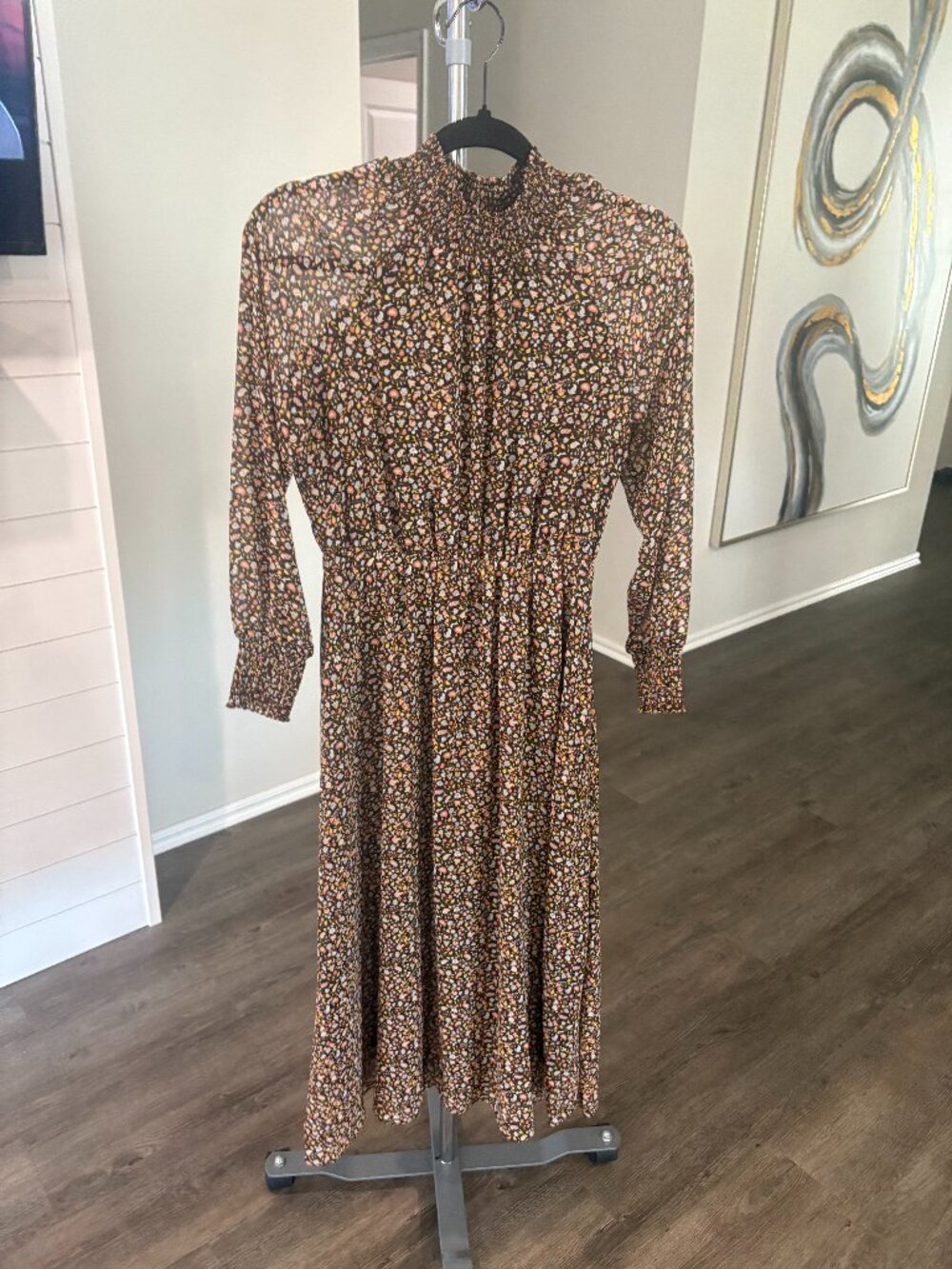 Madewell Paisley Mock Neck